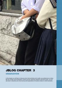 Jblog 3 Chapter 3: Graduation